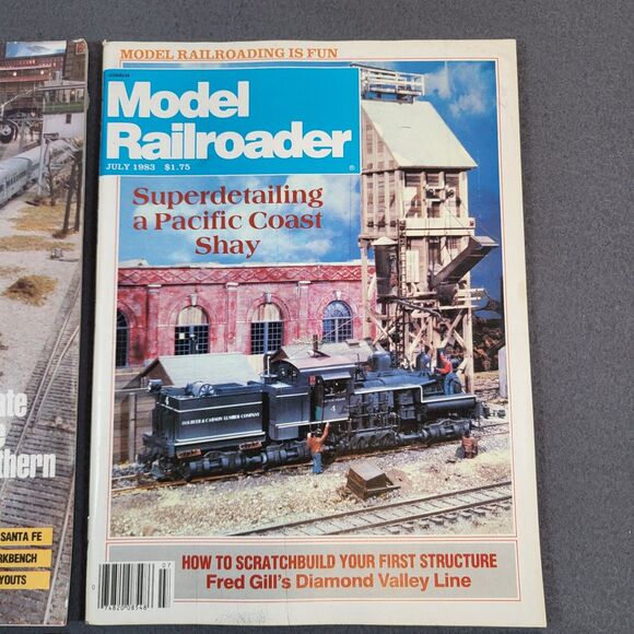 MODEL RAILROADER Magazine Lot 1983 Feb-Dec Monthly Set Vintage Trains Collectors - Picture 16 of 16